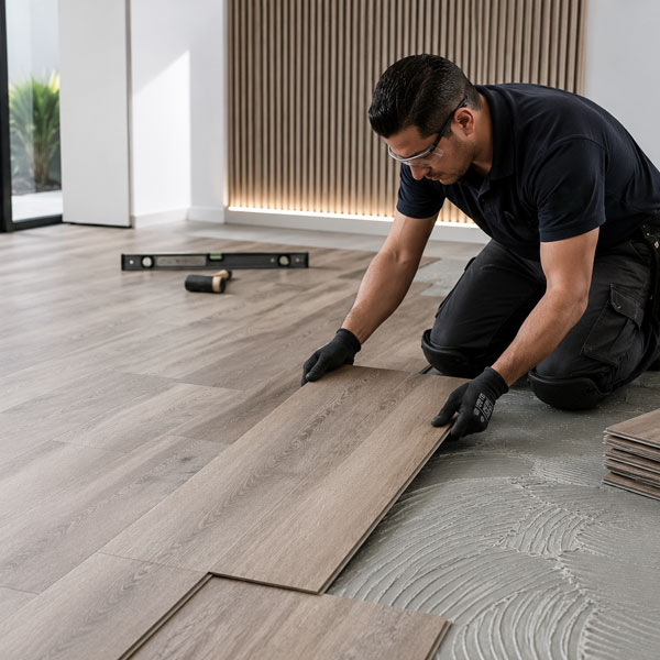 Instalación de Pisos SPC, Bambú, Laminado, Estructurado, Vinílico y LVT
